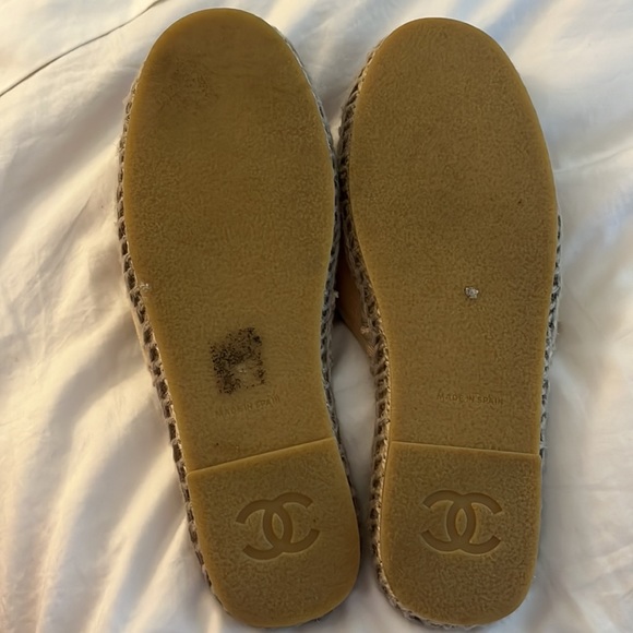 Chanel espadrilles- jean beige- seize 38 - Picture 3 of 4